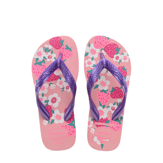 Infradito Havaianas Kids Flores Macaron Pink