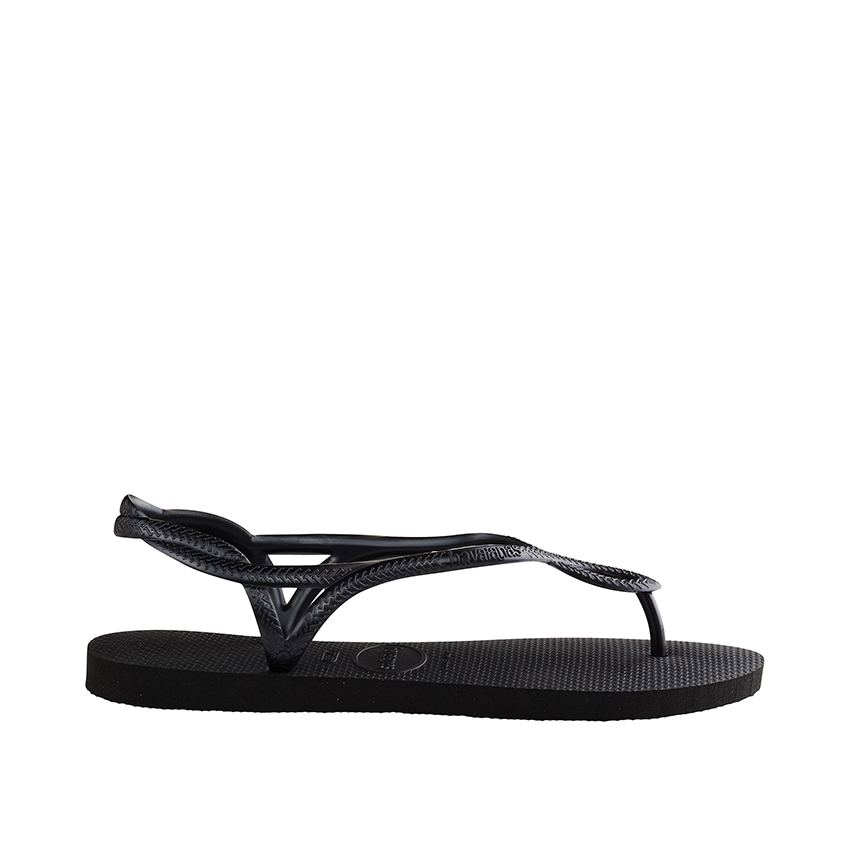Havaianas Luna Black Flip Flops