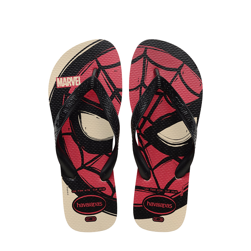 Infradito Havaianas Bambino Top Marvel Logomania Beige