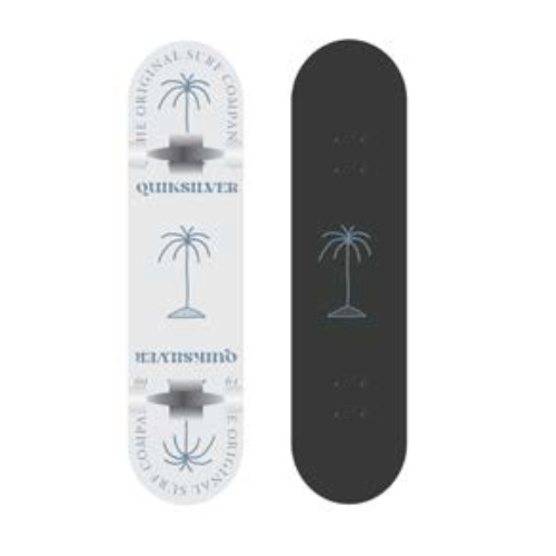 Skate Completo Quiksilver Palming 8.0"