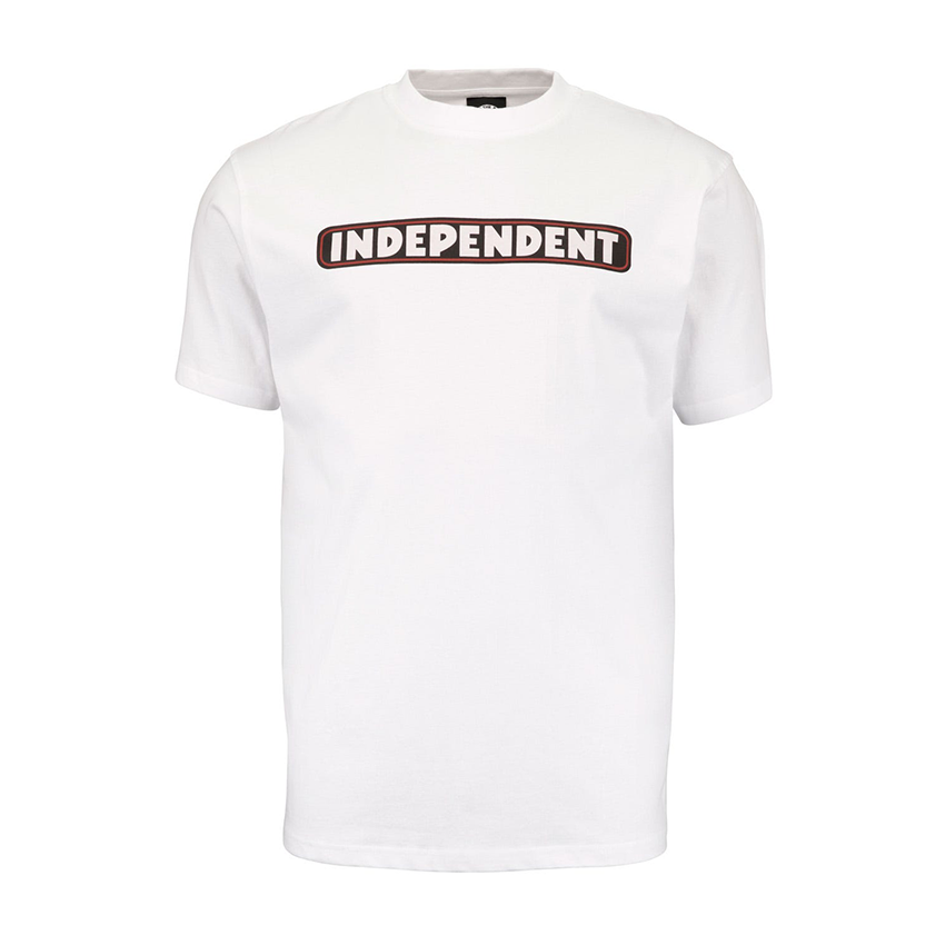 T-Shirt Indépendant Bar Logo Blanc