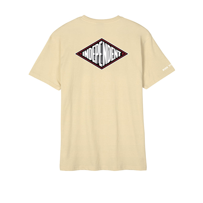 T-Shirt Indépendant Profondeur Sommet Beige