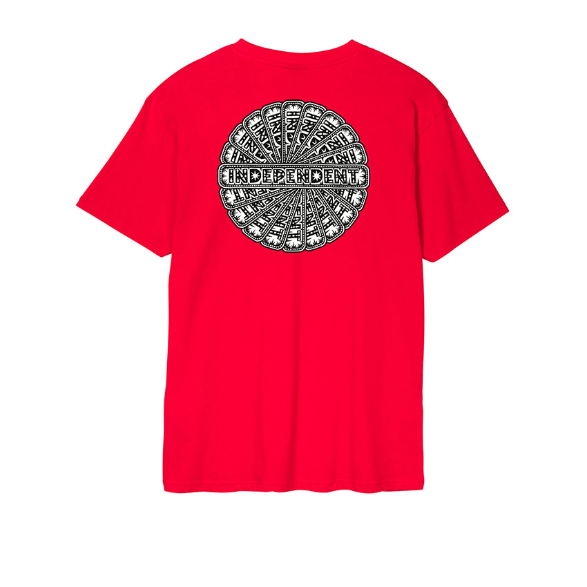 T-Shirt Independent Husky Revolve Rosso