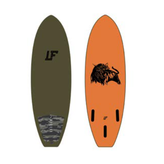 Tavola da Surf Softboard Quiksilver Leo Fioravanti Pro 5'6"