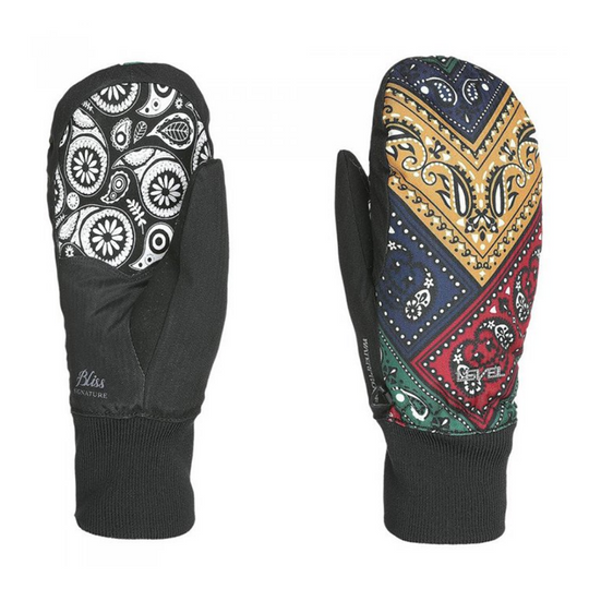 Moffola Snow Level Coral W Mitt Paisley