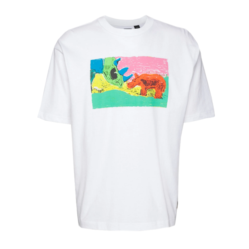 T-shirt Levi's Skate Graphic Box blanc