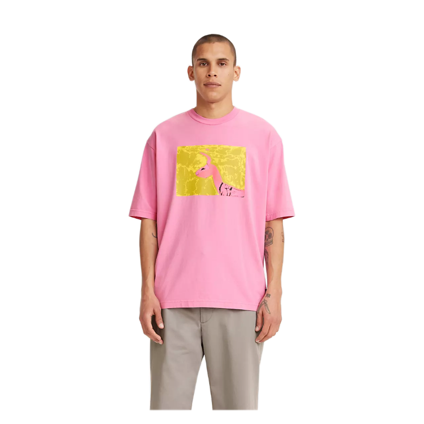 T-Shirt Levi's Skate Rabbit Rosa