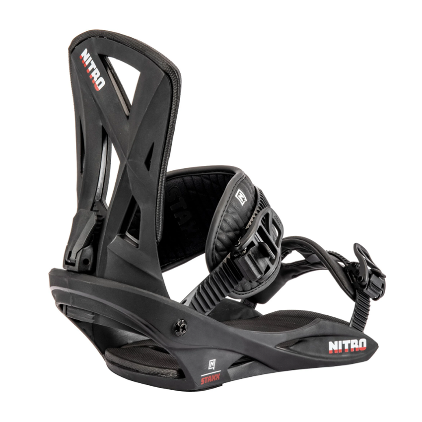 Fixations de Snowboard Nitro Staxx Noir