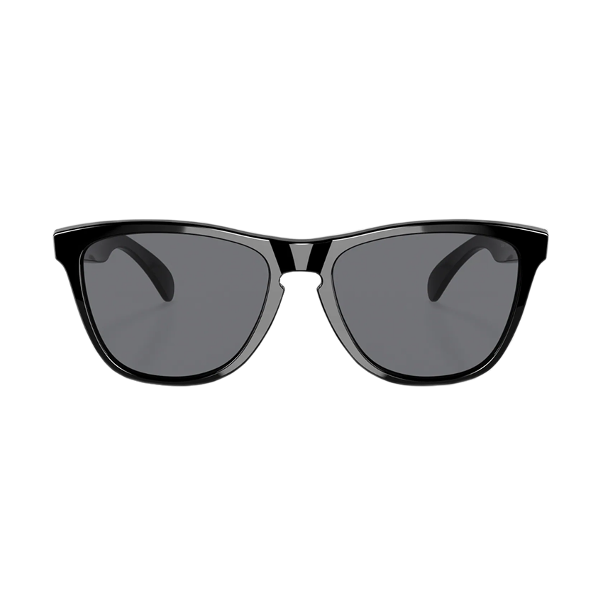 Oakley Frogskins polierte schwarz-graue Sonnenbrille