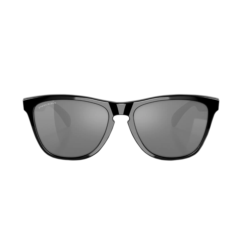 Oakley Frogskins polierte schwarze Prizm-Sonnenbrille in Schwarz