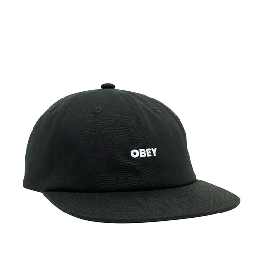 Cappello Obey Bold 6 Panel Cap Nero