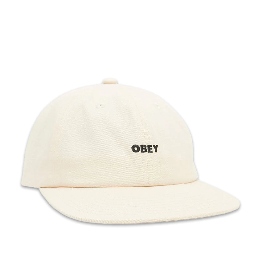 Cappello Obey Bold 6 Panel Cap Bianco