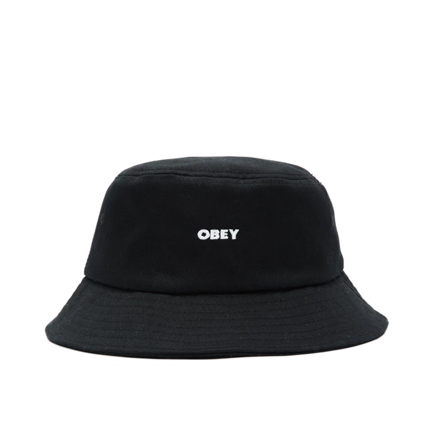 Obey Bold Twill Bucket Hat Black