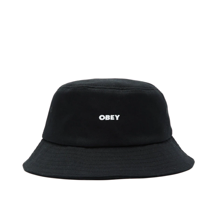 Obey Bold Twill Bucket Hat Schwarz