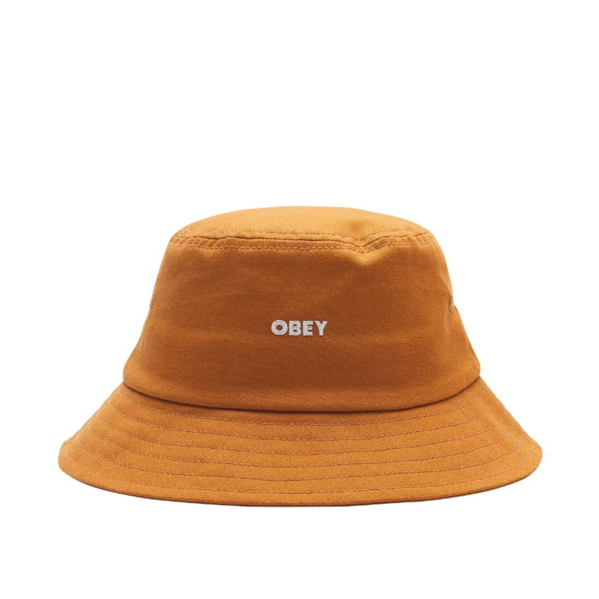 Obey Bold Twill Bucket Hat Braun