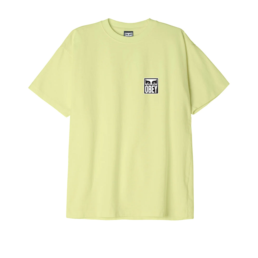 T-Shirt Obey Eyes Icon II Lime