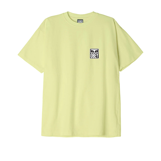 T-Shirt Obey Eyes Icon II Lime