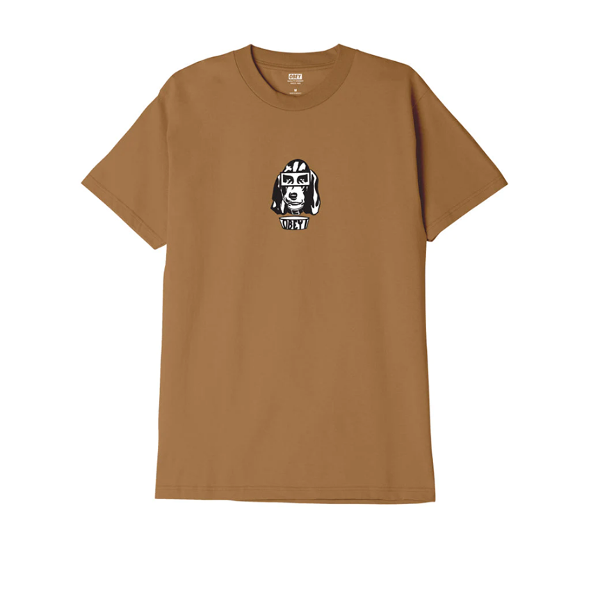 T-Shirt Obey Hound Classic Marrone