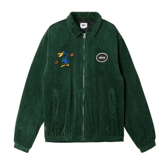 Giacchetto Obey Nomad Corduroy Jacket Verde
