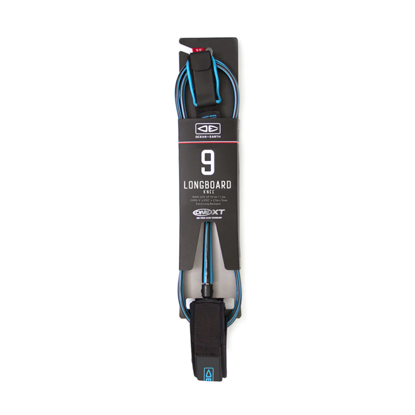 Leash Surf Ocean & Earth One XT Knee 9’ Blu