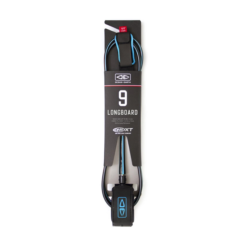 Leash Ocean & Earth One XT 9’ Knee Blue