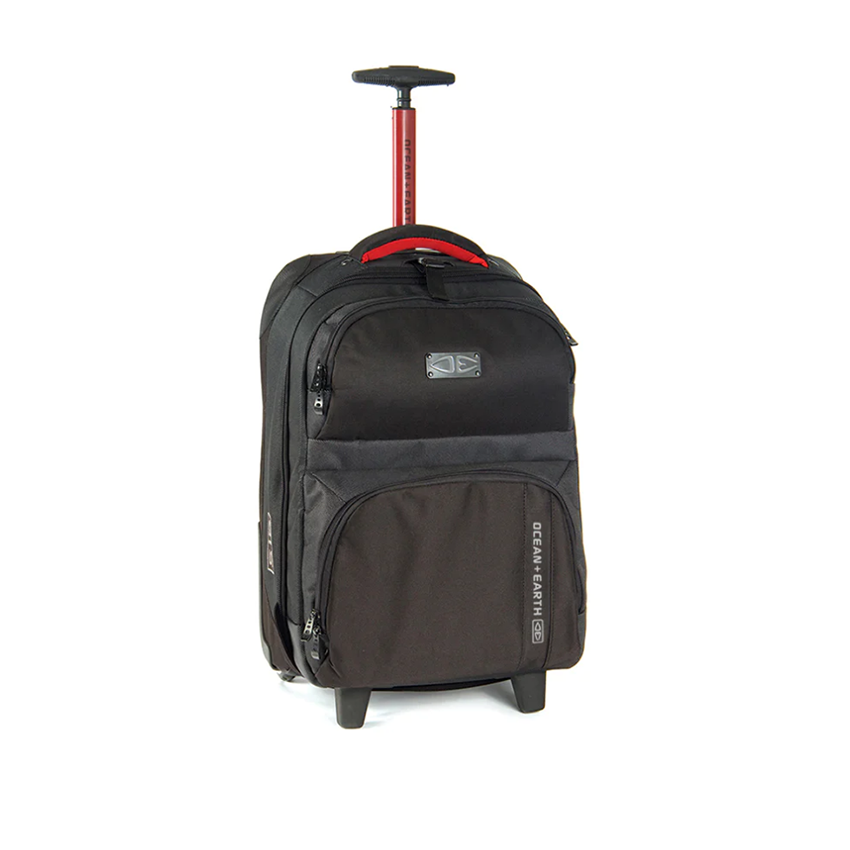 Valigia Trolley Ocean & Earth Carry On Wheel 43L Nero