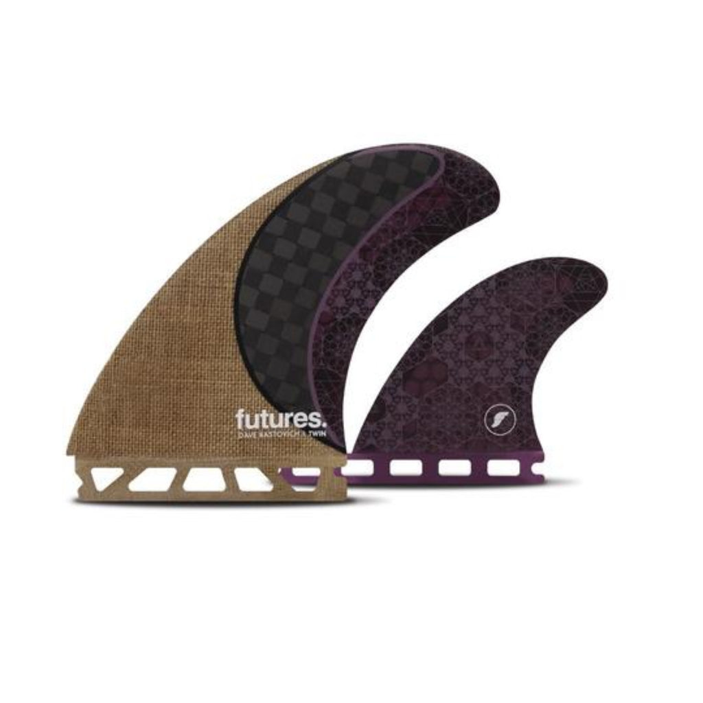 Pinne Surf Futures Fins Rasta Twin 2+1