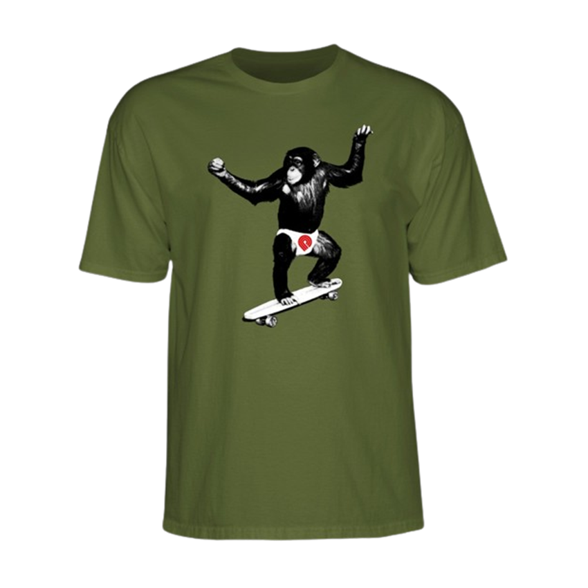 T-Shirt Powell Peralta Skate Chimp Verde