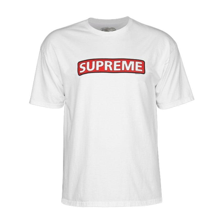 T-Shirt Powell Peralta Supreme Tee Bianco