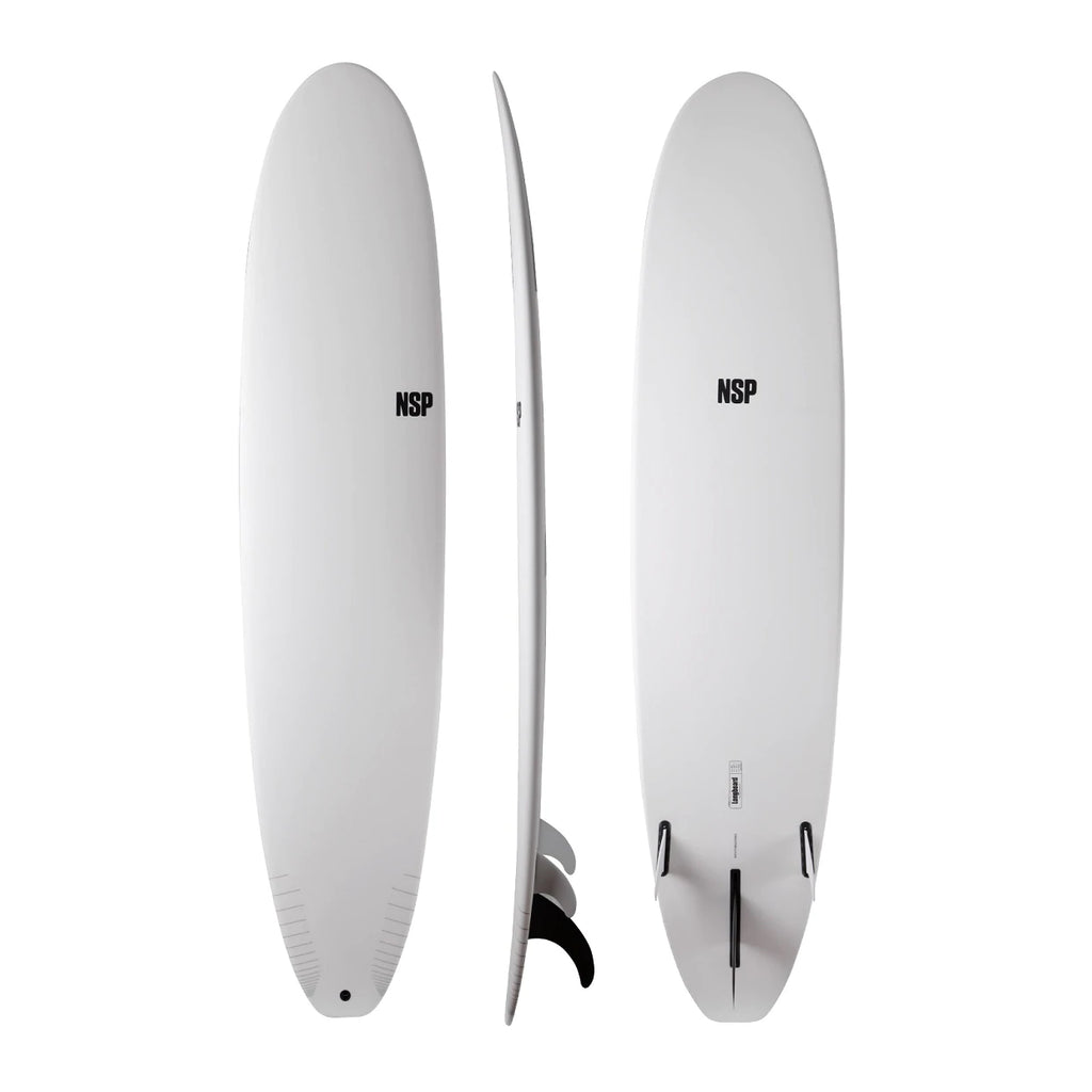 NSP Protech Longboard 9'0" Weißes Surfplank