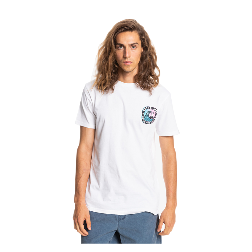 T-Shirt Quiksilver Another Story Bianco