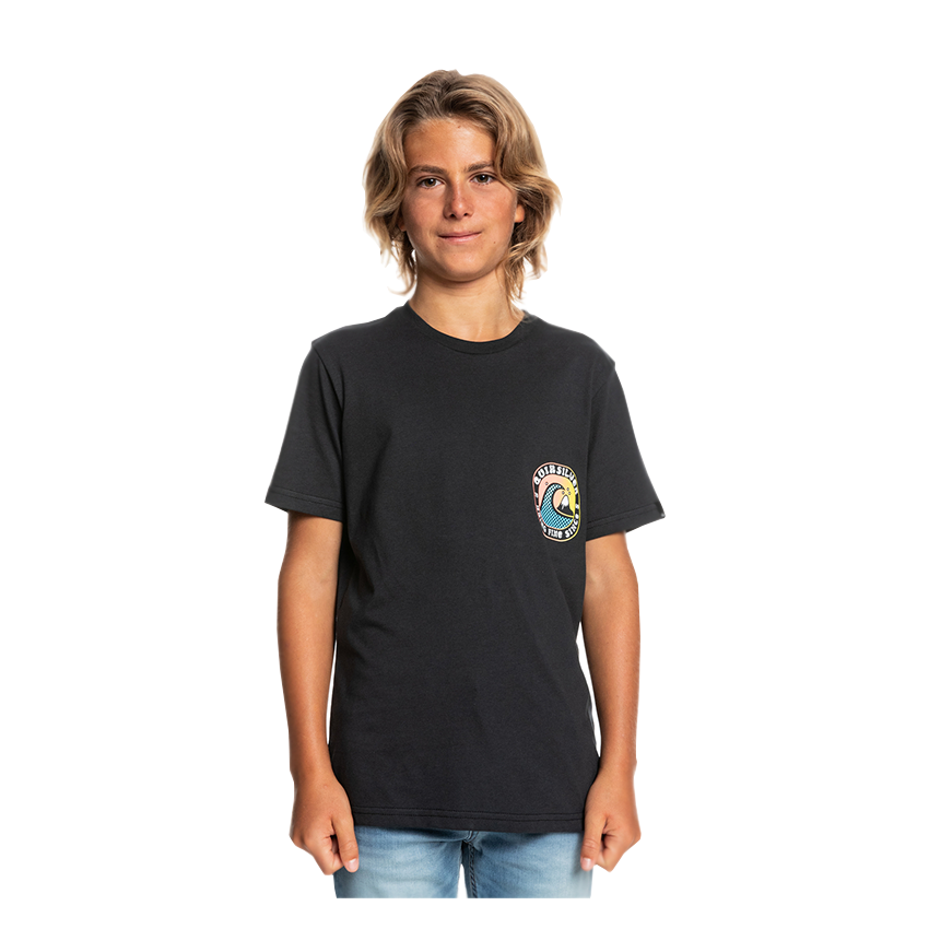 T-Shirt Junior Quiksilver Another Story Nero