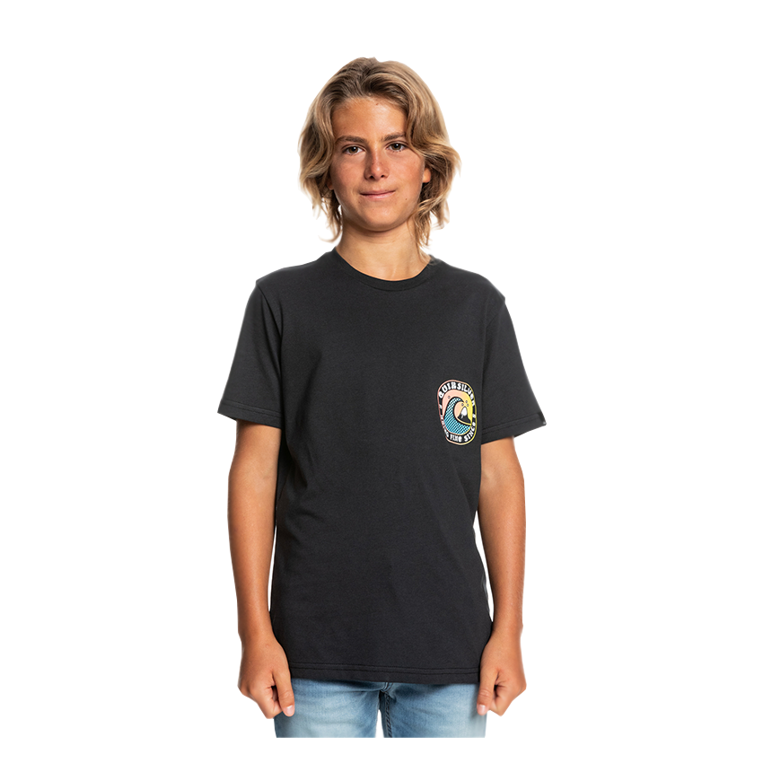 T-Shirt Junior Quiksilver Une Autre Histoire Nero