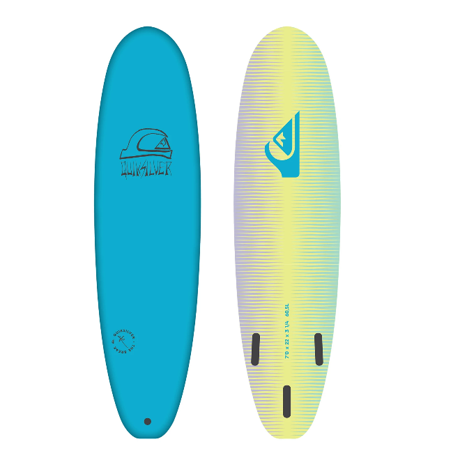 Surfplank da Surf Softboard Quiksilver Break 8'0" Blau