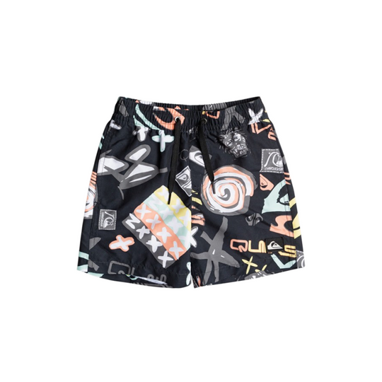 Costume Quiksilver Jr Volley Next Gen. Nero