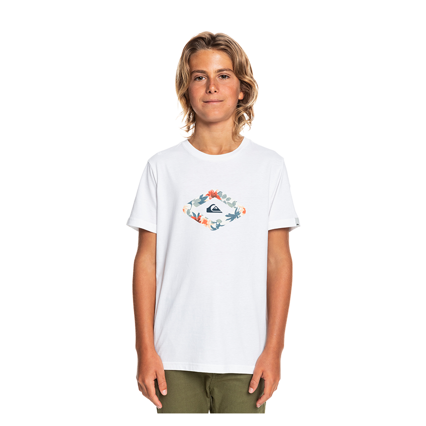 T-Shirt Quiksilver Jr Let It Ride Blanc