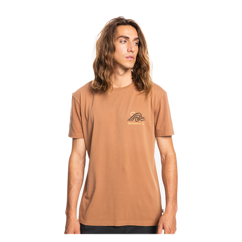 T-Shirt Quiksilver Slow Mover Caramel