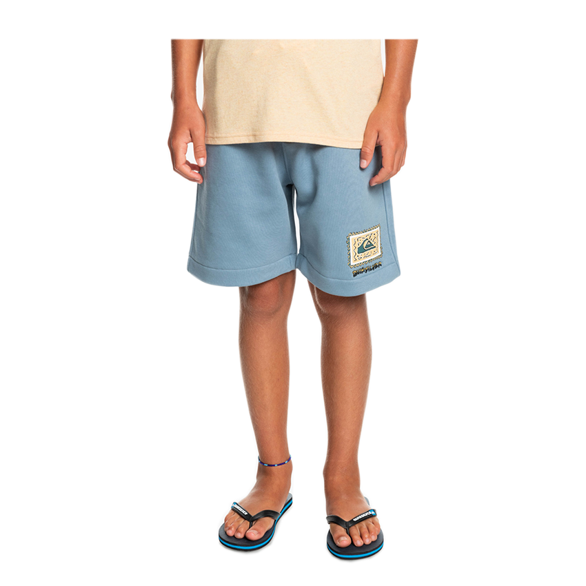 Bermuda Quiksilver Jr Stri Roots Up Ceruleo