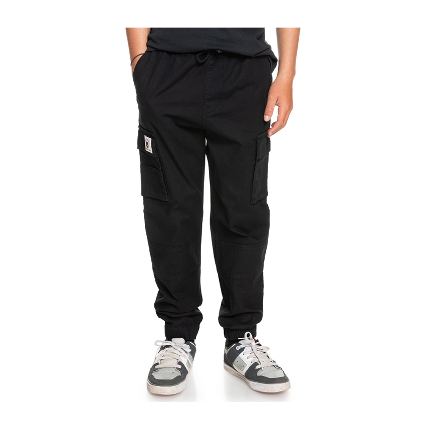 Pantalon Quiksilver Jr Back To Cargo Noir