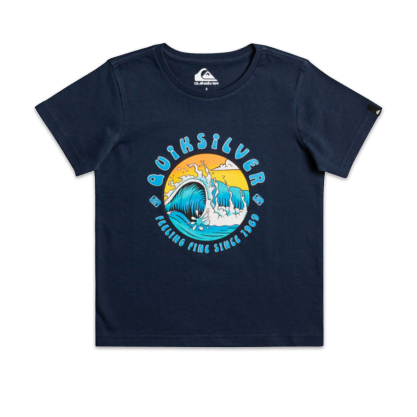 T-Shirt Quiksilver Light Tunnel Young Bleu