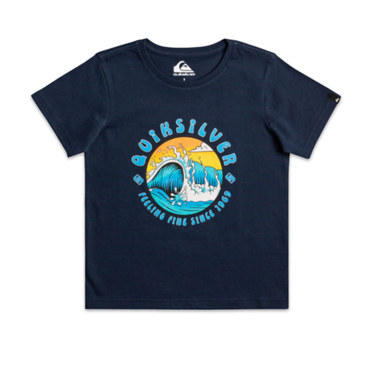 T-Shirt Quiksilver Light Tunnel Young Blu