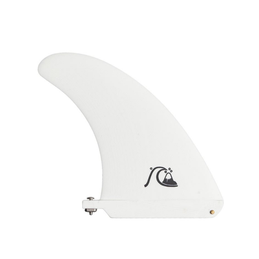 Pinna Surf Quiksilver Single Fin 7" Blanc