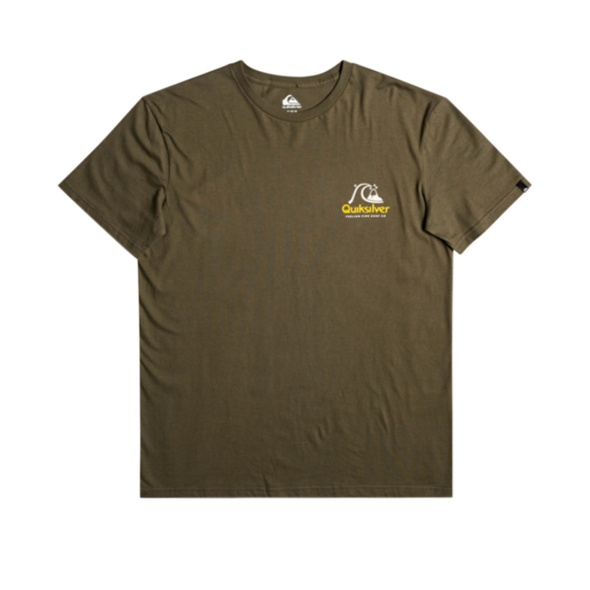T-Shirt Quiksilver Tribal Fuzz Vert