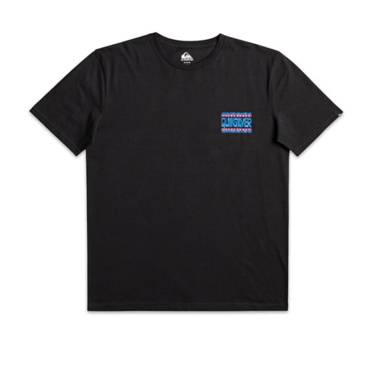 T-Shirt Quiksilver Warped Frames Nero