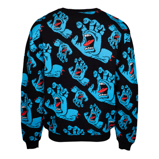 Maglione Santa Cruz Screaming Nero