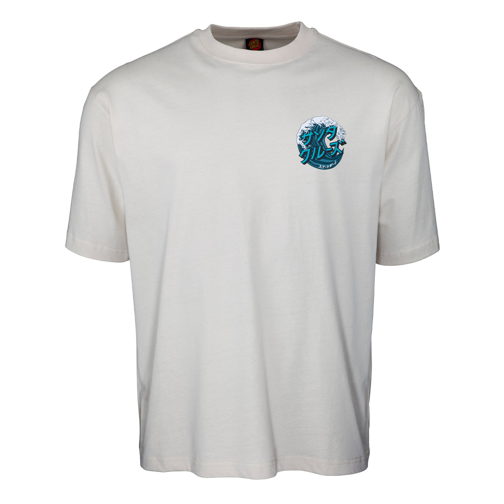 T-Shirt Santa Cruz Jap Wave Bianco