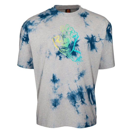 T-Shirt Santa Cruz Outline Fade Hand Grigio