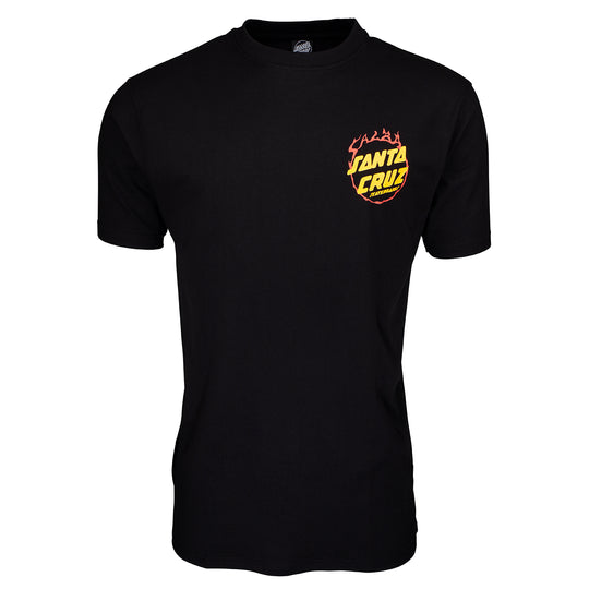 T-Shirt Santa Cruz Salba Tiger Nero