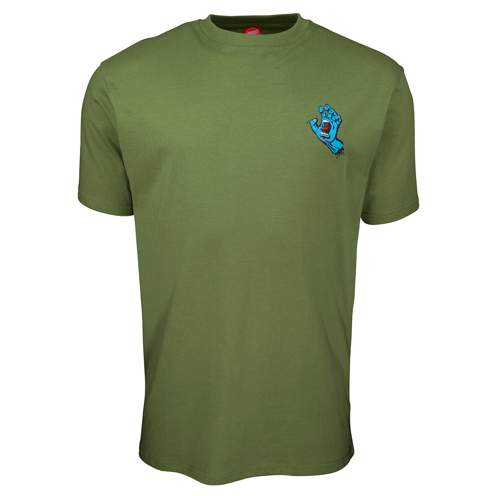 T-Shirt Santa Cruz Screaming Hand Verde