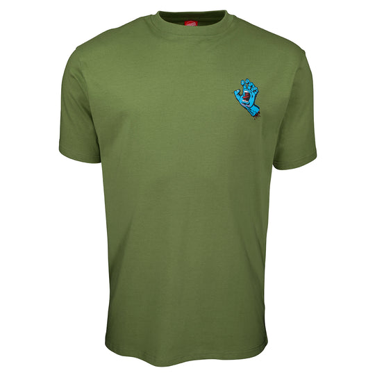 T-Shirt Santa Cruz Screaming Hand Verde